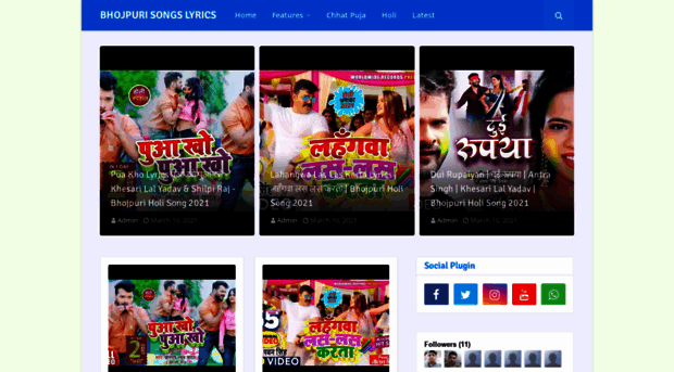 bhojpurisongslyrics.com