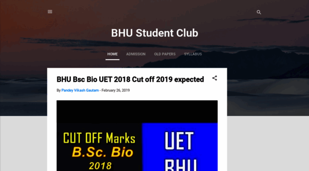 bhustudentportal.blogspot.in