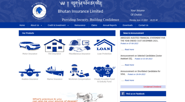 bhutaninsurance.com.bt