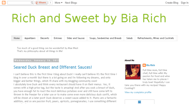 biasrichandsweetkitchen.com