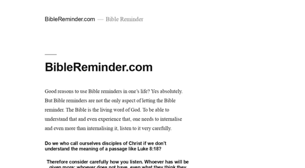 biblereminder.com