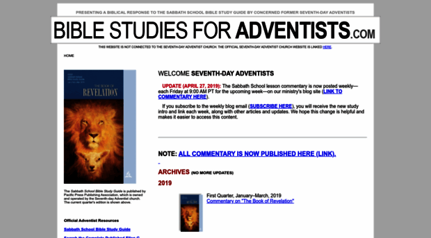 biblestudiesforadventists.com