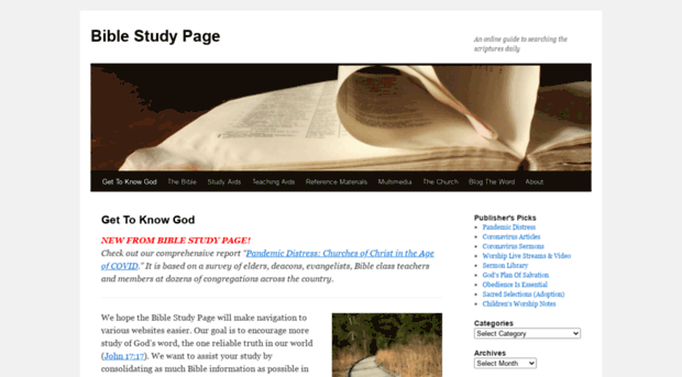 biblestudypage.com