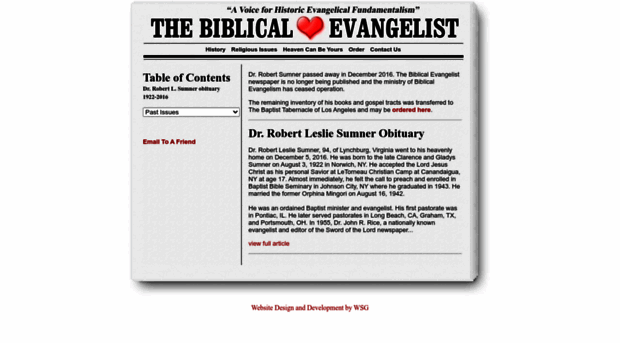 biblicalevangelist.org