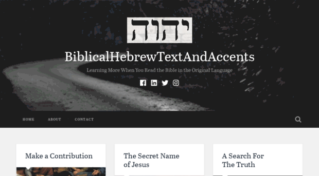 biblicalhebrewtextandaccents.com