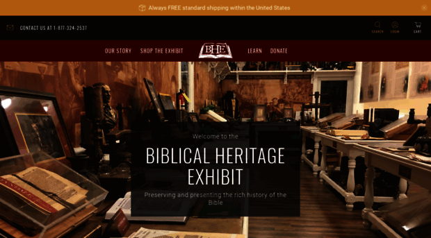 biblicalheritageexhibit.com