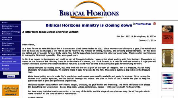 biblicalhorizons.com