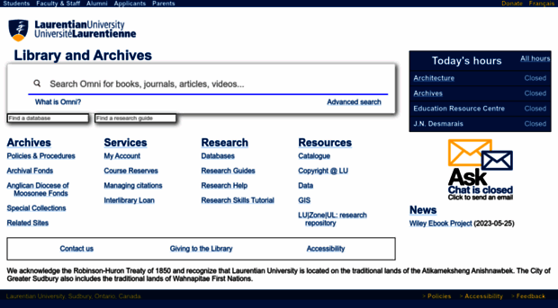 biblio.laurentian.ca