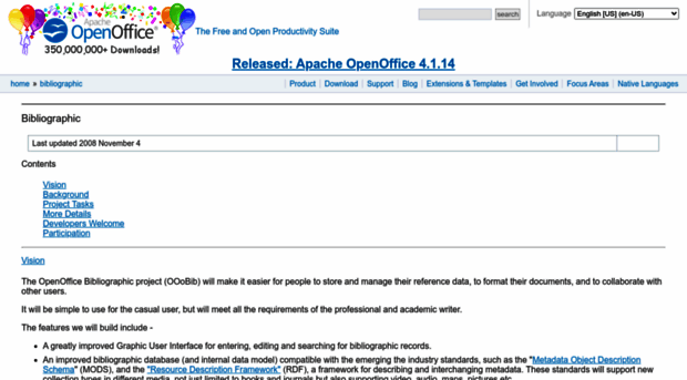 bibliographic.openoffice.org