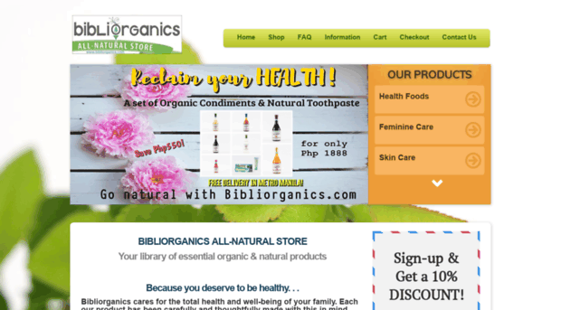 bibliorganics.com