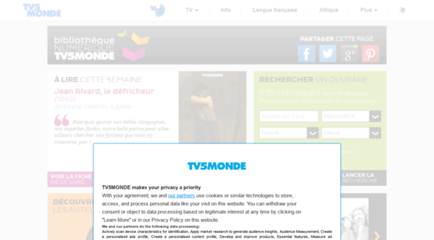 bibliothequenumerique.tv5monde.com