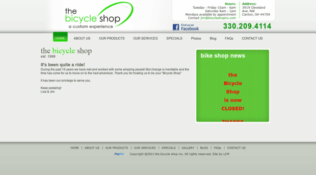 bicycleshopinc.com