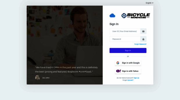 bicyclewarehouse.agilecrm.com