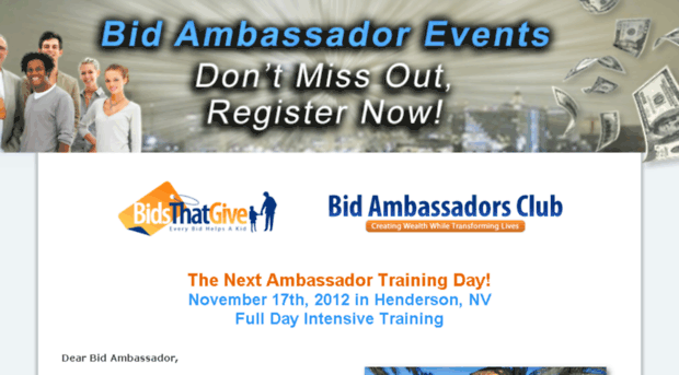 bidambassadorevents.com