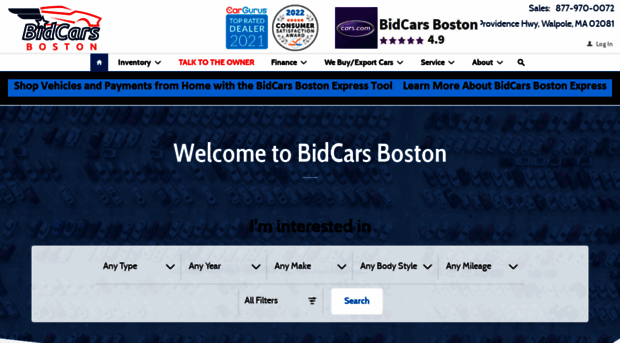 bidcarsboston.com