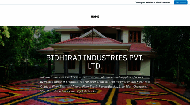 bidhirajindustriespvtltd.wordpress.com