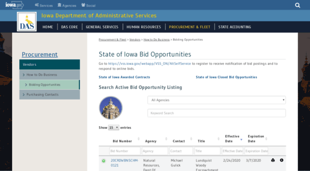 bidopportunities.iowa.gov