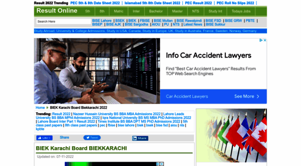 biekkarachi.resultonline.pk