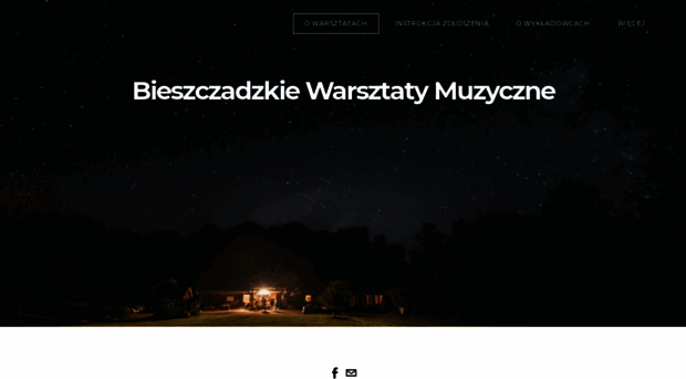 bieszczadzkiewarsztatymuzyczne.pl