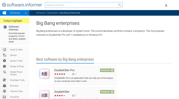 big-bang-enterprises.software.informer.com