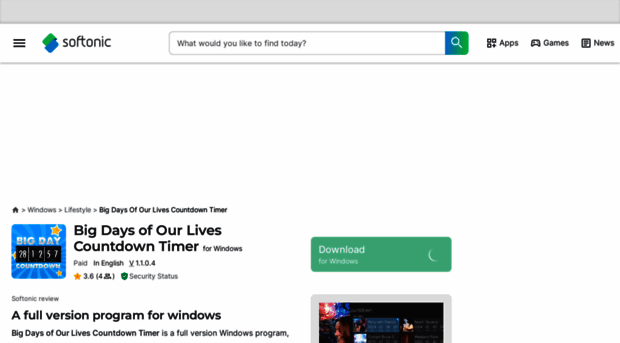 big-days-of-our-lives-countdown-timer.en.softonic.com