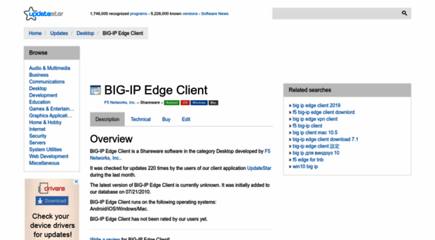 big-ip-edge-client.updatestar.com