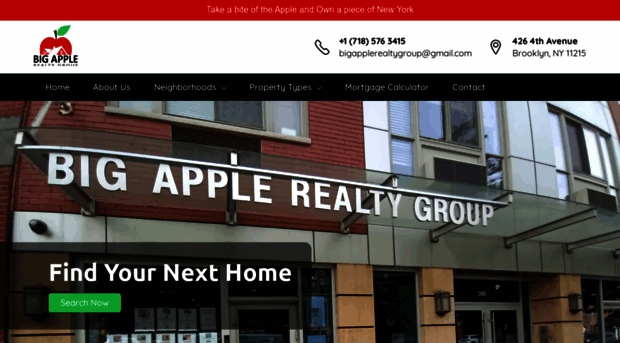 bigapplerealtygroup.com