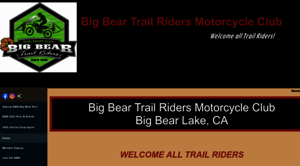 bigbeartrailriders.com