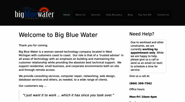 bigbluewater.net