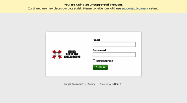 bigboomdesign.harvestapp.com