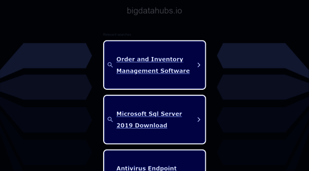 bigdatahubs.io