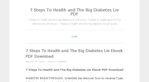 bigdiabetesliepdfdownload.wordpress.com