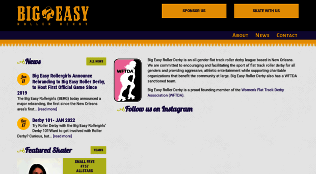 bigeasyrollergirls.com