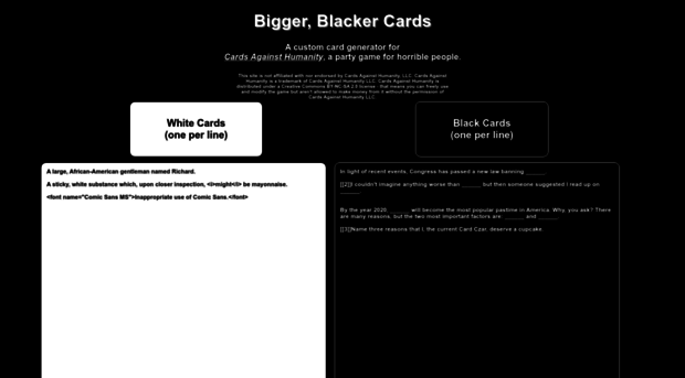 biggerblackercards.com