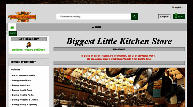 biggestlittlekitchenstore.com