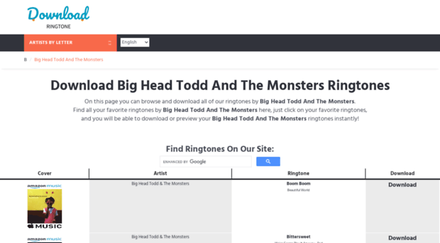 bigheadtoddandthemonsters.download-ringtone.com