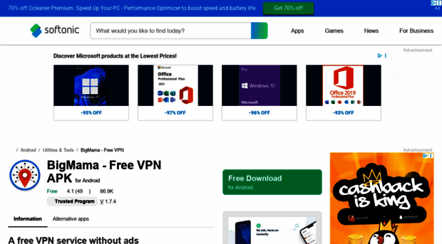 bigmama-free-vpn.en.softonic.com