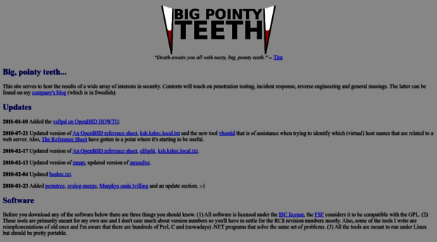 bigpointyteeth.se