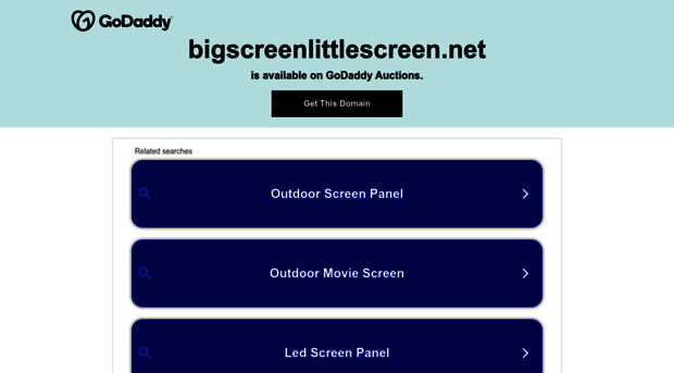 bigscreenlittlescreen.net