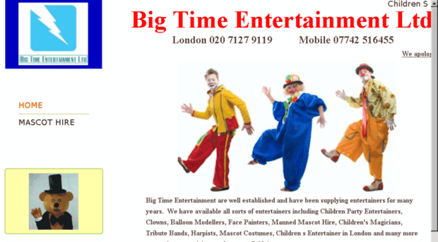 bigtimeentertainment.co.uk