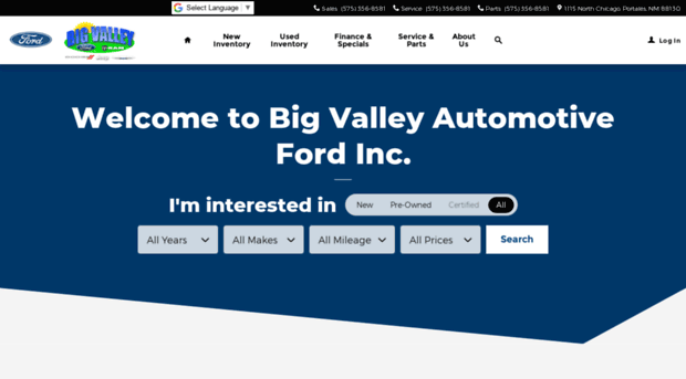 bigvalleyautoford.com