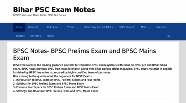 bihar.pscnotes.com