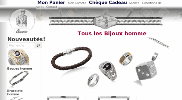 bijoux-homme.guenita.fr