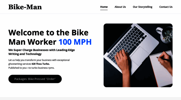 bikemanworker100mph.com