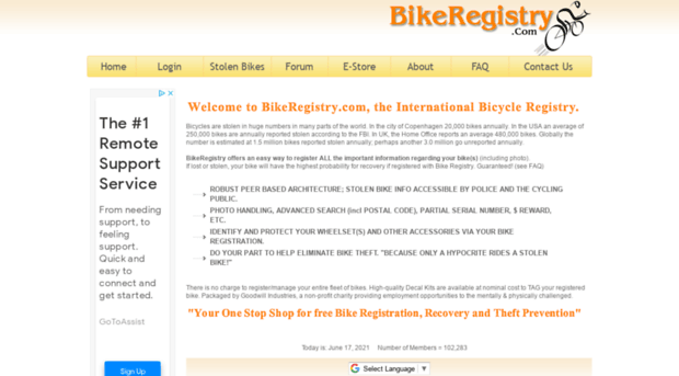 bikeregistry.com