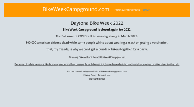 bikeweekcampground.com