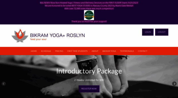 bikramyogaroslyn.com