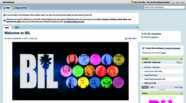 bilconference.pbwiki.com
