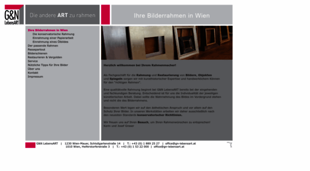 bilderrahmen-wien.com