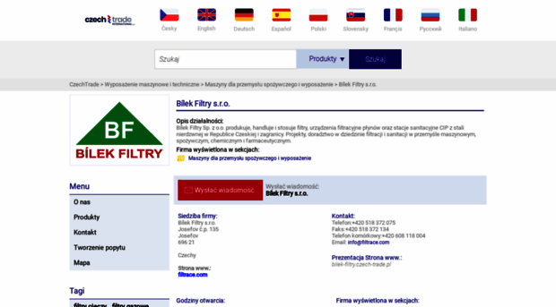 bilek-filtry.czech-trade.pl